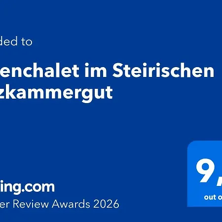 Holiday home Alpenchalet Im Steirischen Salzkammergut *